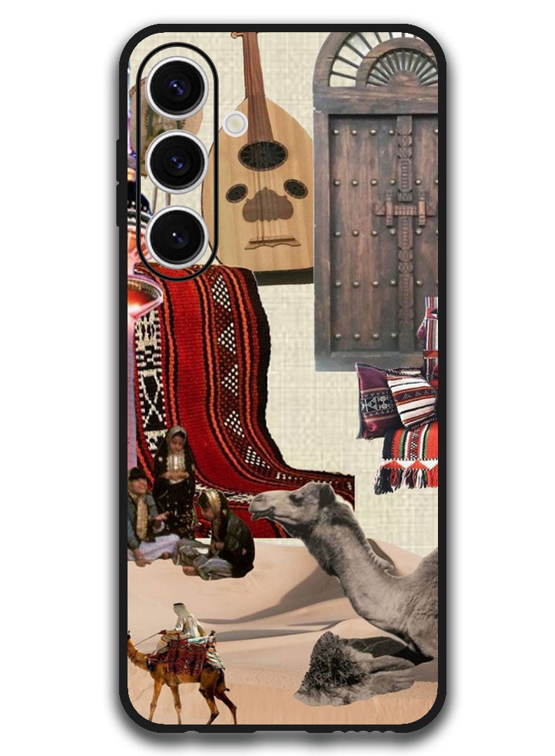 Theodor Protective Case Anti Scratch Shock Proof Bumper Cover For Samsung Galaxy S24 FE Culture - Image 1