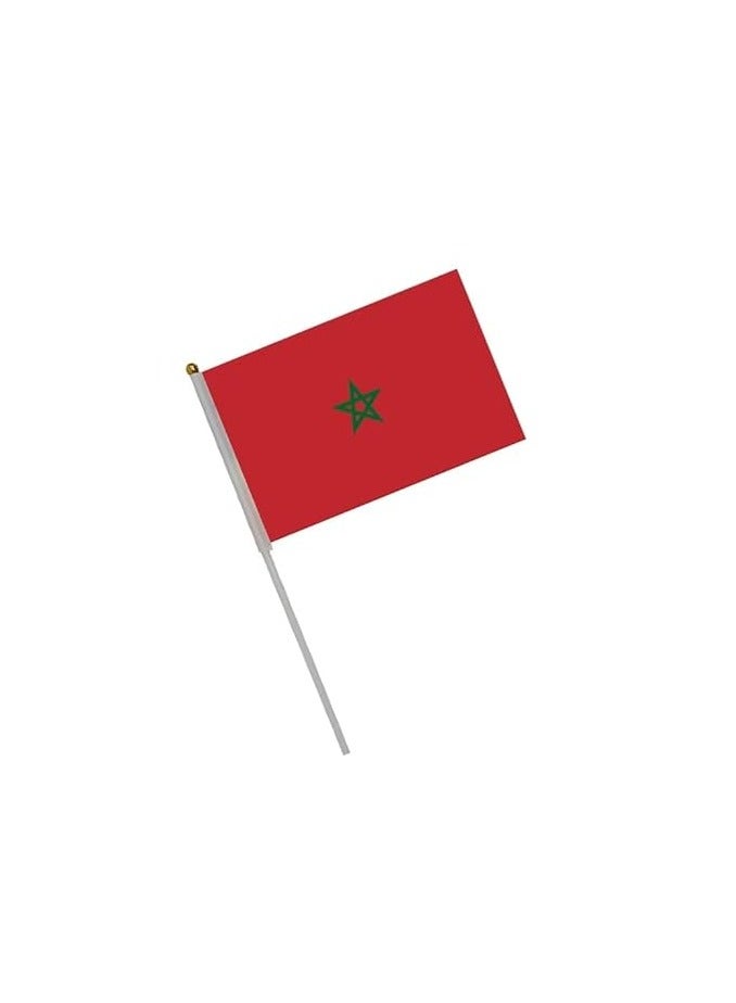 Generic Morocco Hand Waving Flag For Soccer Fans 