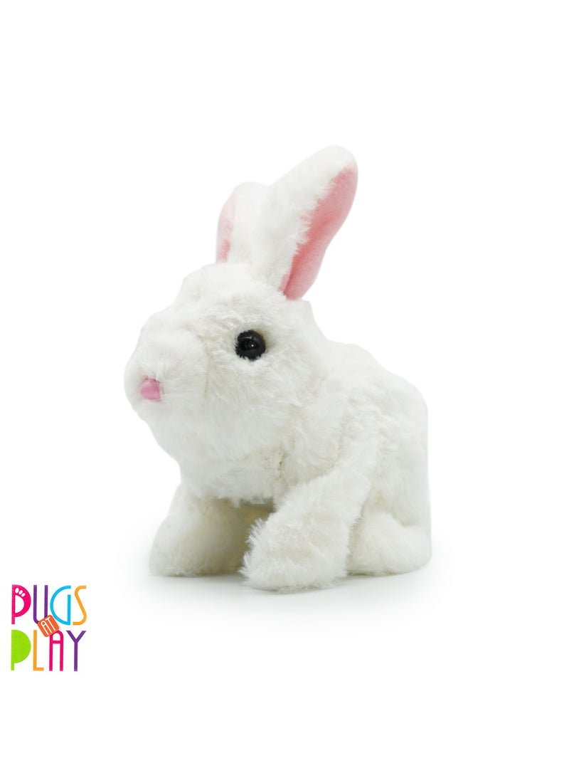 PUGS AT PLAY Pugs At Play Jumping Hopper 6.5-Inches, Battery Operated | Interactive Plush Toy  - Image 1