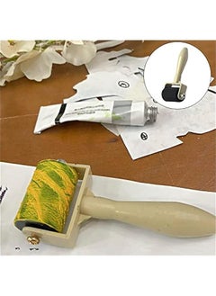 Arabest 3 Pack Rubber Brayer Roller,1.4/2.4/4 Inch Hard Rubber Brayer Rollers,Art Craft Roller for Printmaking,Ink,Wallpapers Stamping Gluing  - Image 5