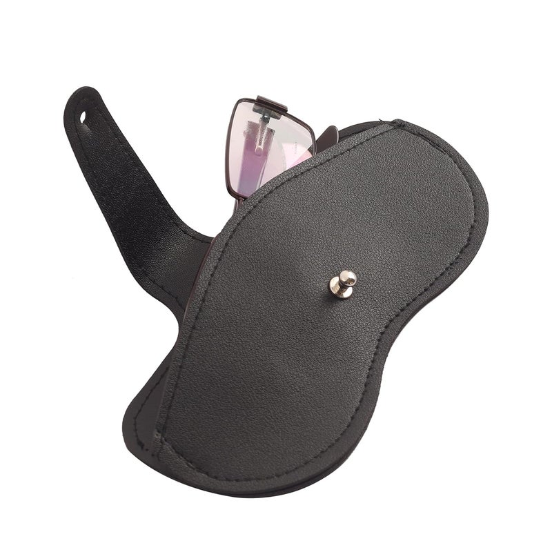 VIVID Vision Unisex Adult Lightweight Eyewear Specs Case Cover | Protect Eye Glasses | Chashma Dibbi | Spectacle Box | Closure - Button | Artificial Leather - Image 5
