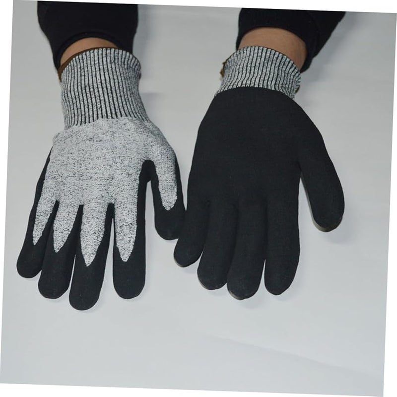 Black Wear Resistant Safety Work Gloves Anti Skid Grip for Maintenance Gardening Agriculture - Image 5