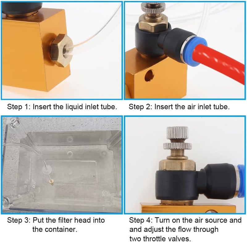 OriGlam Mist Coolant Mist Lubrication, Spray System Unit Used for CNC Lathe Milling Drill Machine - Image 5
