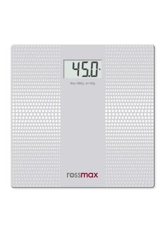 Rossmax WB101 Digital Weighing Scale - Precision Body Weight Measurement, Swiss Design Step-On Technology, LCD Display - Ideal weight machine for home fitness and health monitoring