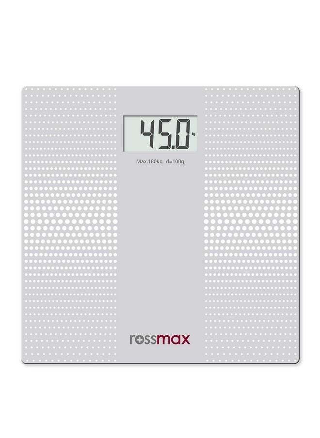 Rossmax - Rossmax WB101 Digital Weighing Scale - Precision Body Weight Measurement, Swiss Design Step-On Technology, LCD Display - Ideal weight machine for home fitness and health monitoring - Image 1