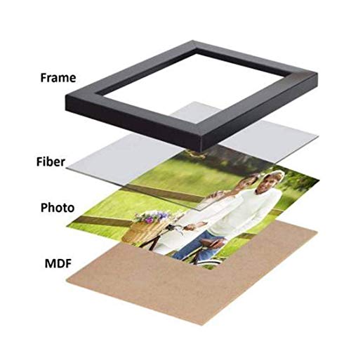 Stuthi Arts A4 Size Wood Wall MDF Photo Frame (Black,12 Photos, Documents) - Image 3