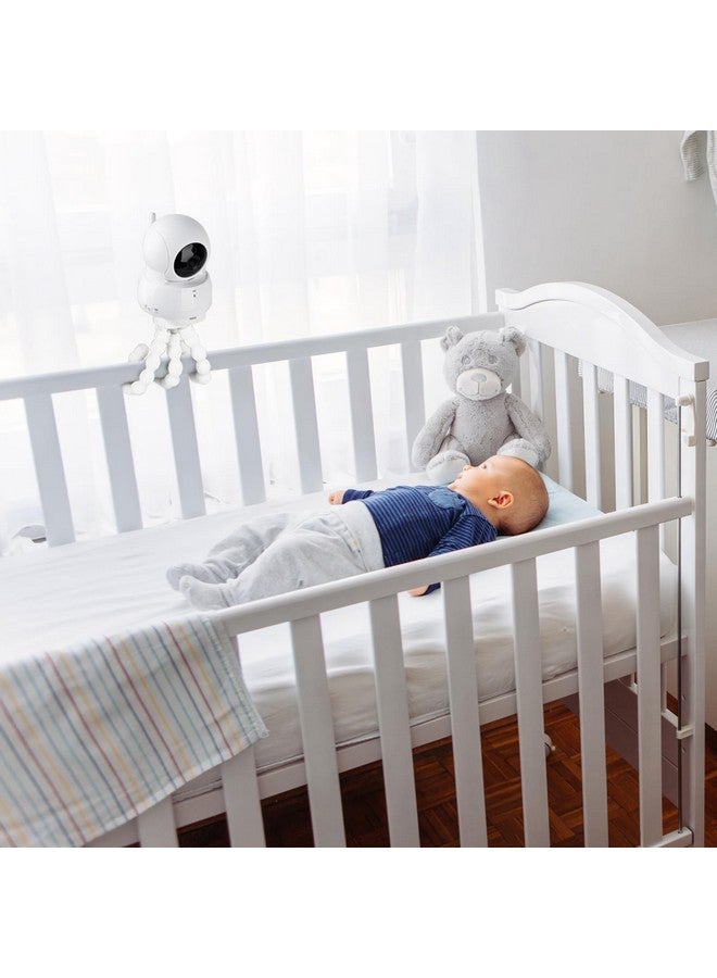 wochel Adjustable Baby Monitor Mount for VTech VM901/VM924/VM928/VM923/RM7764/RM5764/RM5754 Baby Monitor, Flexible Tripod Holder for Crib, with Non-Slip Silicone, Tool-Free Installation - Image 5