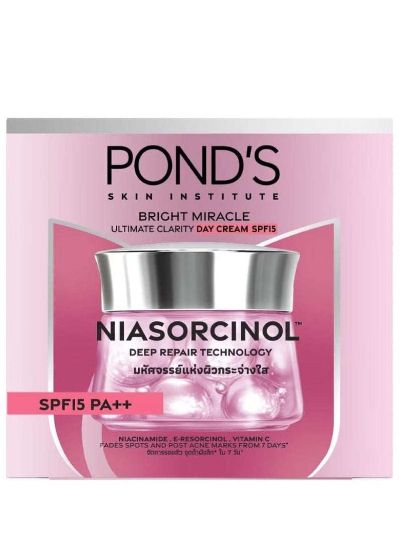 Bright Miracle Ultimate Clarity Day Cream SPF15 PA++ Niasorcinol 45 g