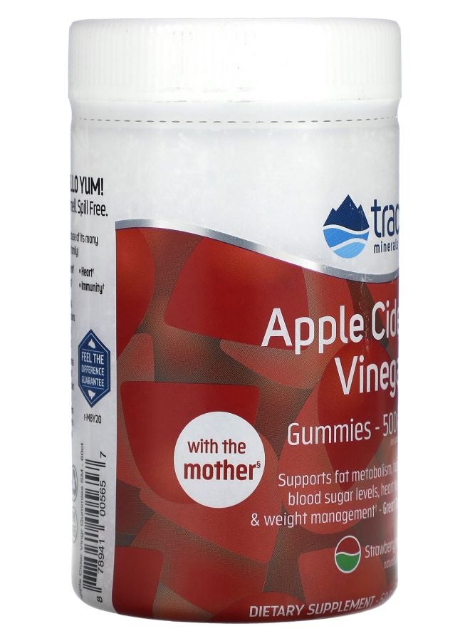 TRACE Apple Cider Vinegar Gummies Strawberry Melon  500 mg 60 Gummies - Image 2