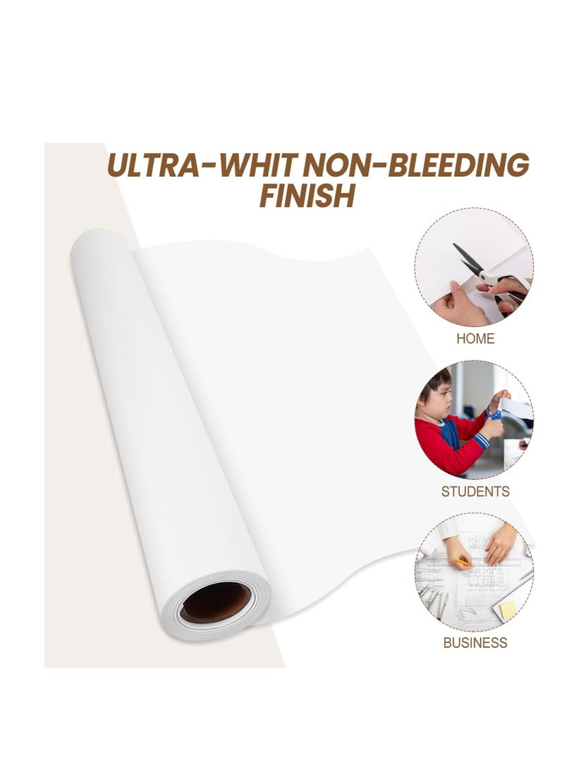 Premify White Paper Roll (78cm X 30m), Durable Art Easel for Crafts, Drawing & Painting Gift Wrapping Moving Packing Poster Chart, Kids Art Supplies 31" x 100 feet (1200")  - Image 2