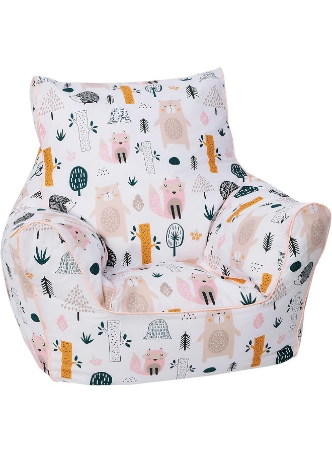 Delsit Bean Chair with Forest Animals Design