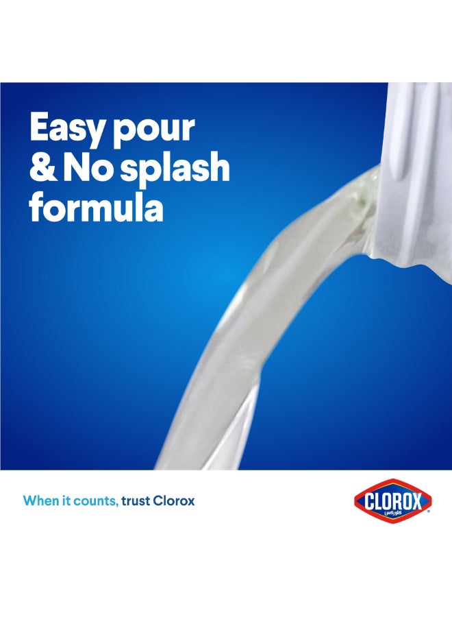 Clorox Platinum Bleach Crisp Lemon No Splash Thick Bleach Liquid Formula 1.89L - Image 4