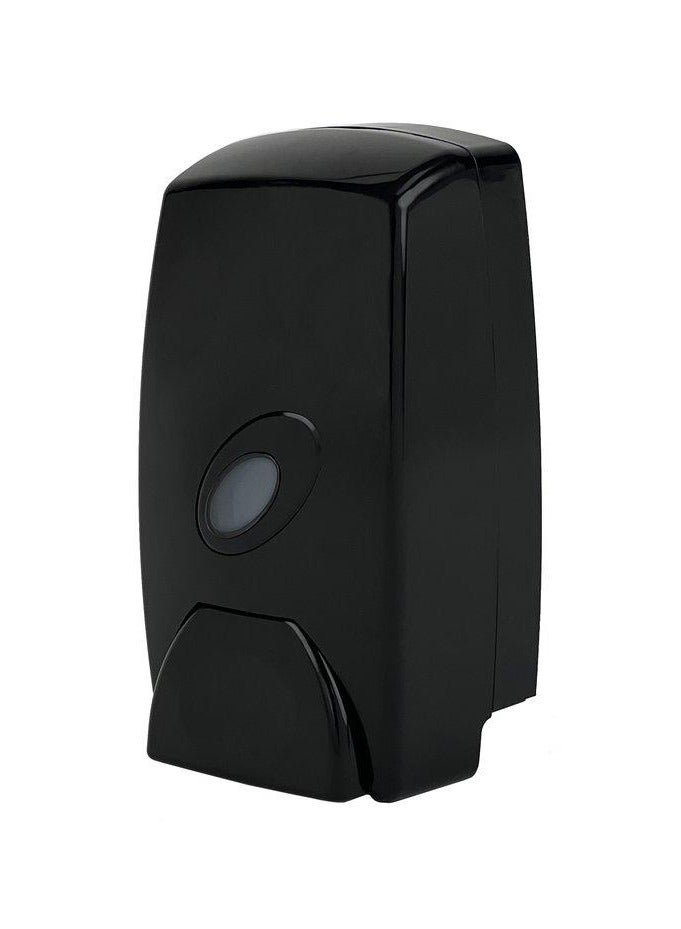 Hand Soap, Sanitizer, Gel, & Liquid Dispenser | Manual Dispensing Mechanism | Durable Plastic Construction | Wall-Mountable | Suitable For Bathrooms, Kitchens, Showers, & More | 800 ML | Black