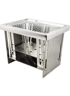 Generic Mini Outdoor Barbecue Grill, Portable Charcoal Grill, Foldable BBQ Grill,Tabletop Barbecue Outdoor Barbecue Pit,for Camping Garden Backyard Cooking Picnic  - Image 1