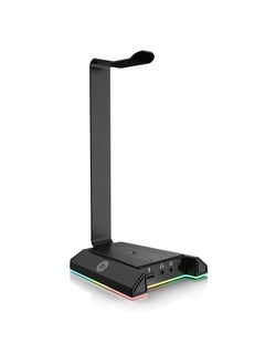 EKSA RBG Headset Stand with 2 USB Ports and 3.5mm Audio Jacks  - Image 1
