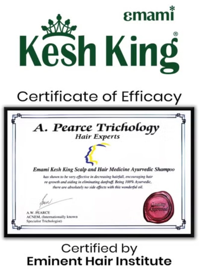 Kesh King Anti-Hair Fall Shampoo with Aloe Vera  - (200ml) | Reduces Hair Breakage, Strengthens Roots - Image 3
