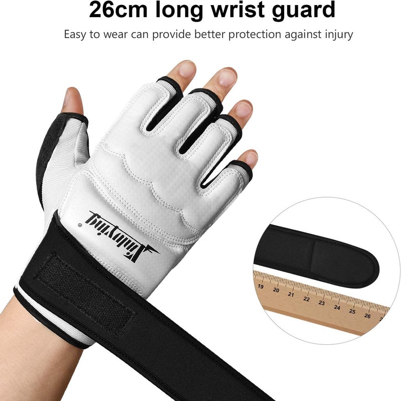 Xinluying Punch Bag Boxing Martial Arts MMA Sparring Grappling Muay Thai Taekwondo Training PU Leather Wrist Wraps Gloves - Image 5