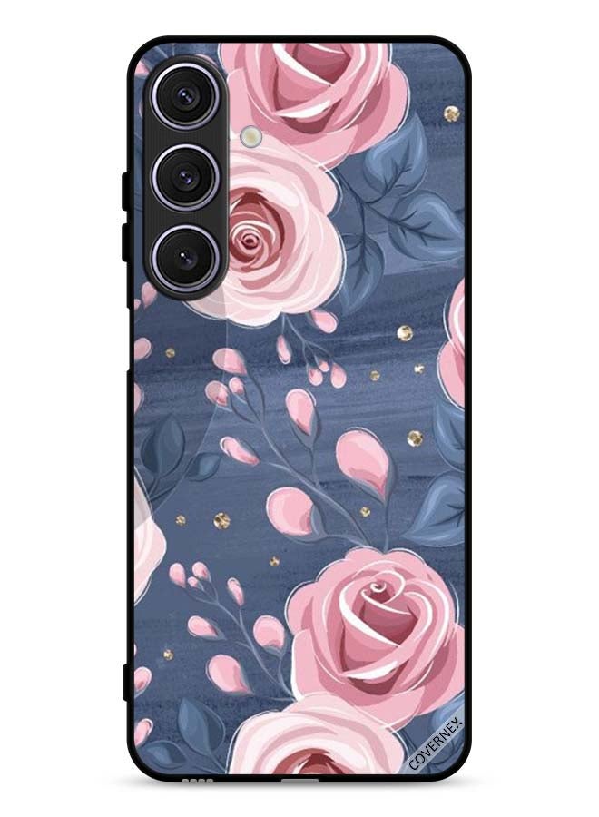 Covernex Samsung Galaxy A17 Protective Case Cover Roses & Leaves Pattern