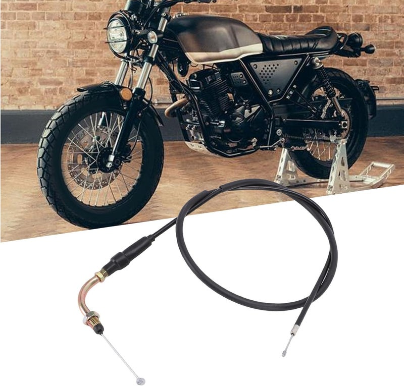 Keenso Throttle Cable, Metal Replacement for Lexmoto 125, High Sensitivity Control, Compatible with HJ125 Motorcycle - Image 2