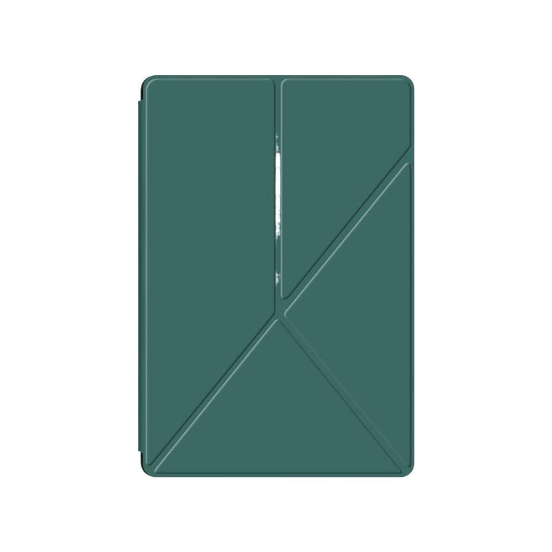 DGG Green Samsung Tab Folio Case Compatible with Multiple Samsung Tab Models with Pencil Holder with Protective Cover Stand Function and Daily Tablet Carry - Image 1