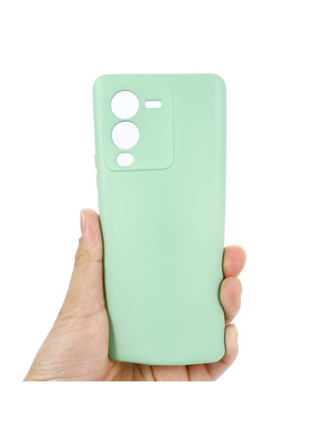 إيروريكس جراب لهاتف vivo V25 Pro Global مصنوع من السيليكون السائل المقاوم للصدمات والتغطية الكاملة بلون نقي - Image 3