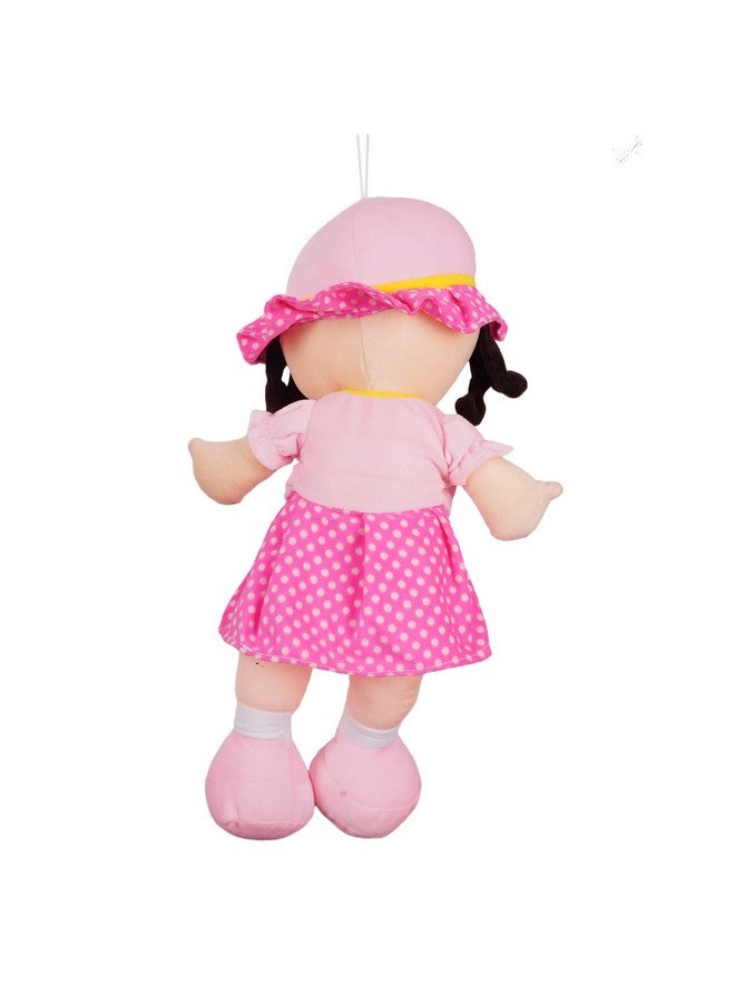 HELLO BABY Winky Doll Super Soft Huggable Doll Toy for Kids | Washable Cuddly Stuffed Soft Plush Toy Helps to Learn Role Play-40Cm,Pink - Image 4