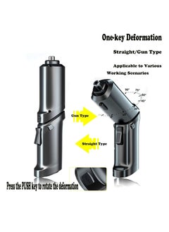 Rightsure Electric Cordless Screwdriver Set, 47 in 1 DIY Tool Rechargeable and Rotatable Power Screw Gun with Built in LED(Black)  - Image 2