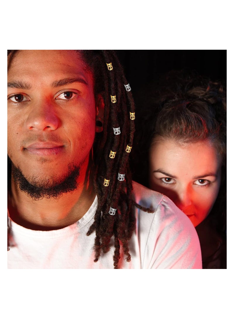 Excefore 60 Pcs Dreadlocks Beads Adjustable Aluminum Metal Cuffs Per Pack Braids And Bead Braids Braids Braided Hair Accessories - Image 2