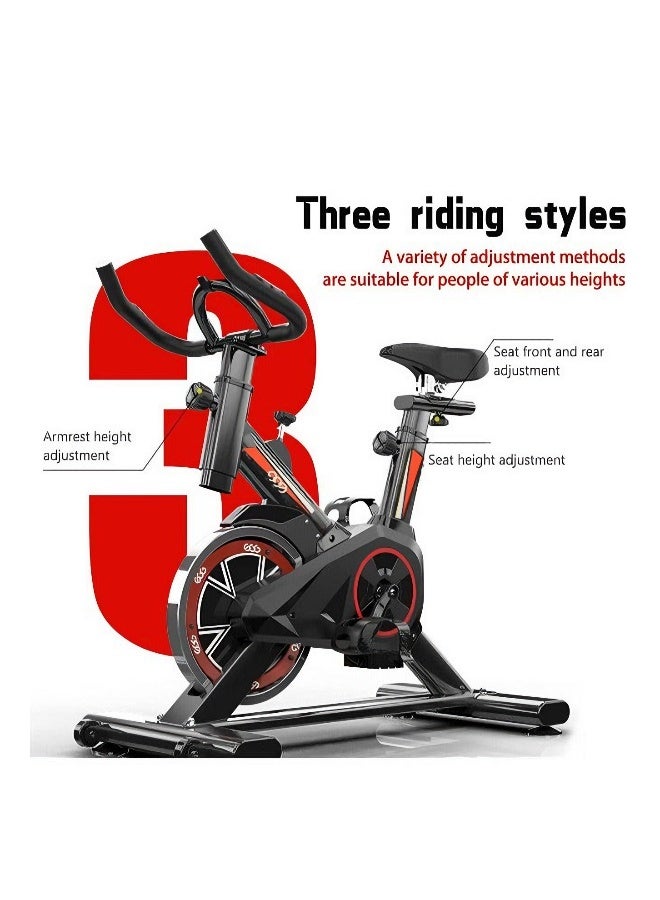 Egg Spinning Bike Luxury Home Spinning Bike, Seat With Seven Levels Of Height Adjustment, Home Gym, Fitness Bike, With LED Screen Professional Seat And Mobile Phone Holder, Five Levels Of Height Adjustment Of The Armrest - Image 3