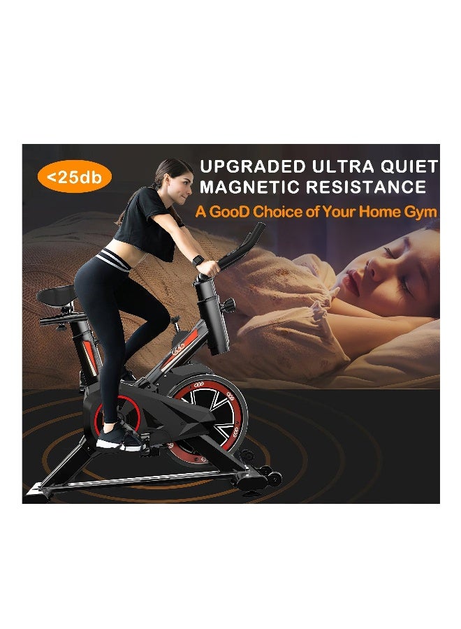 Egg Spinning Bike Luxury Home Spinning Bike, Seat With Seven Levels Of Height Adjustment, Home Gym, Fitness Bike, With LED Screen Professional Seat And Mobile Phone Holder, Five Levels Of Height Adjustment Of The Armrest - Image 5