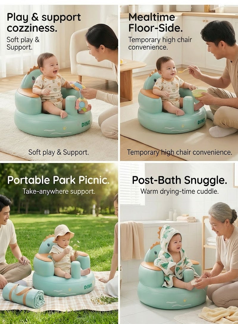 Baby Sitting Chair with Safe Design, learning chair with Comfortable Support Seat, Convenient, portable, and easy to take on the go with，3-36month - Image 4
