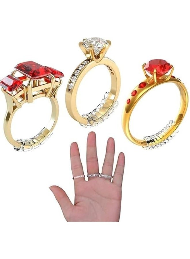 Set of 4 Silicone Spiral Ring Sizers (4 Pieces, Clear) - Image 2