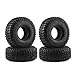 Shaluoman 4PCS Soft Rubber Tires for RC 110 On Road Car 19 Crawler Tires with Foam for Axial SCX10 90047 SCX10 III AXI03007 Redcat Gen8 TRX4 Tyre - Image 2