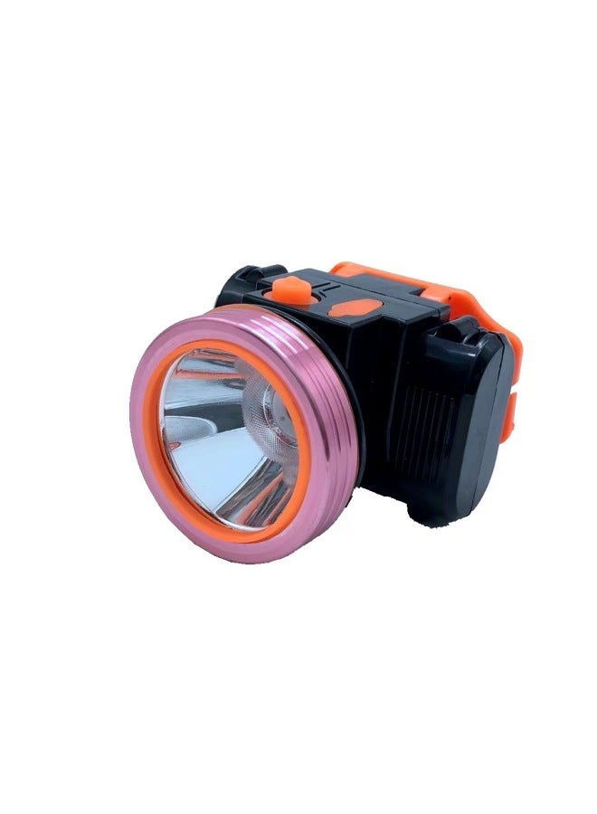 Generic Decorative Lighting/headlamp Headset Flashlight/headlamp Headset Flashlight-Color:4605 Black 150W Double Lithium Battery 5cm Lamp Holder Strong Light 6-8 Hours  - Image 1