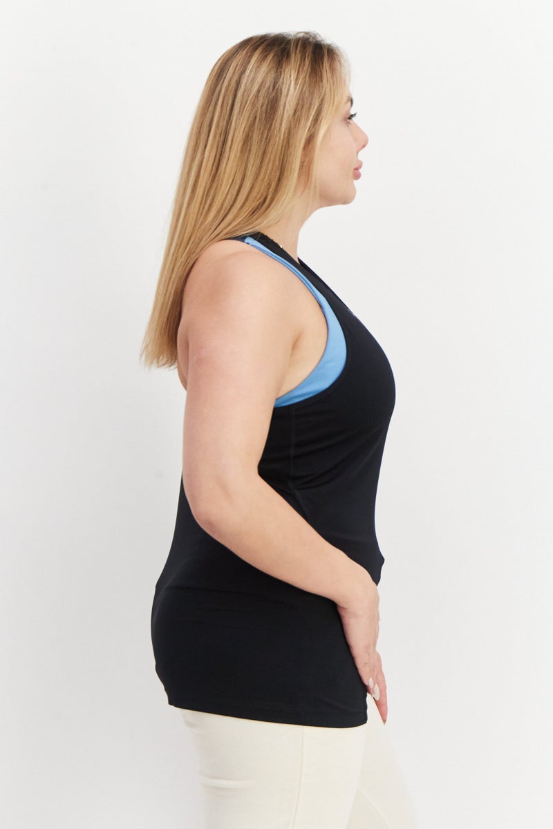 Nike Women Sportswear Fit Training Tank Top, Black - Image 3