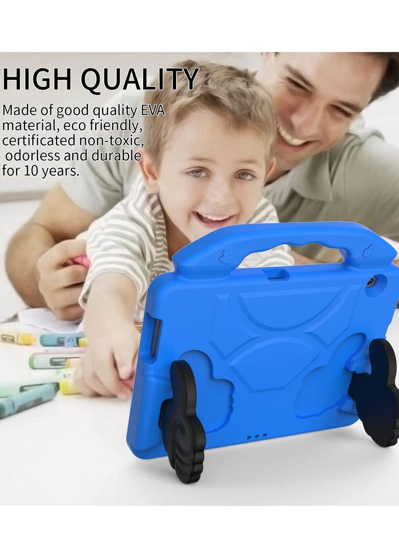 Y&D Tablet Case, KASTWAVE Case for Lenovo Tab M10 HD 2nd Gen, TB-X306F, TB-X306X, Lightweight Shockproof Kid-proof Cute Cover with Handle Kickstand Gen 10.1" (Blue) - Image 2