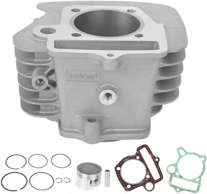 woobles Engine Gasket Kit, Engine Cylinder 56mm/2.2in Piston Gasket Fit for YX 140cc Pit Dirt Bike 1P56FMJ - Image 1