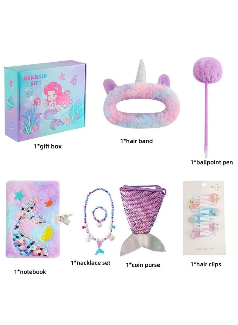 سيلكفكس يوميات فلوفي مع قفل للفتيات ، 6 7 هدايا عيد ميلاد فتاة عمرها 8 سنوات ، يوميات الأميرة مجلات يوميات الفتيات ، العودة إلى الإمدادات المدرسية دفتر ملاحظات ، هدايا عيد الميلاد للابنة حفيدة ابنة أخي - Image 2