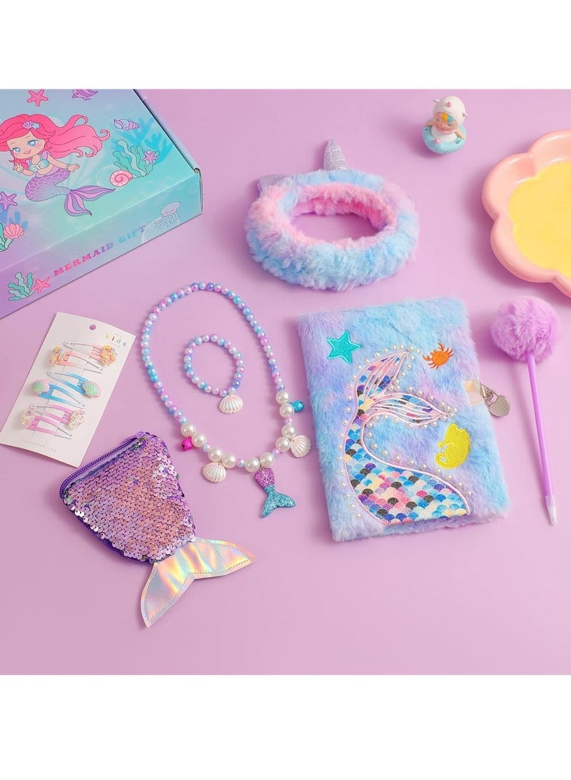 سيلكفكس يوميات فلوفي مع قفل للفتيات ، 6 7 هدايا عيد ميلاد فتاة عمرها 8 سنوات ، يوميات الأميرة مجلات يوميات الفتيات ، العودة إلى الإمدادات المدرسية دفتر ملاحظات ، هدايا عيد الميلاد للابنة حفيدة ابنة أخي - Image 3