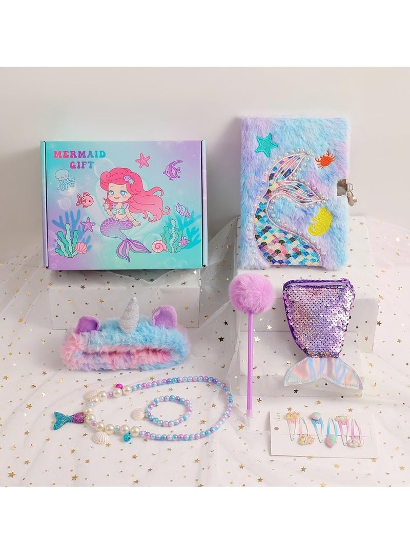 سيلكفكس يوميات فلوفي مع قفل للفتيات ، 6 7 هدايا عيد ميلاد فتاة عمرها 8 سنوات ، يوميات الأميرة مجلات يوميات الفتيات ، العودة إلى الإمدادات المدرسية دفتر ملاحظات ، هدايا عيد الميلاد للابنة حفيدة ابنة أخي - Image 4