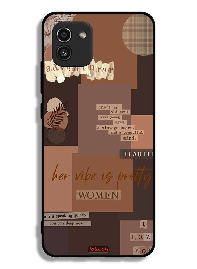 Samsung Galaxy A03 Protective Case Cover Adventurer Women