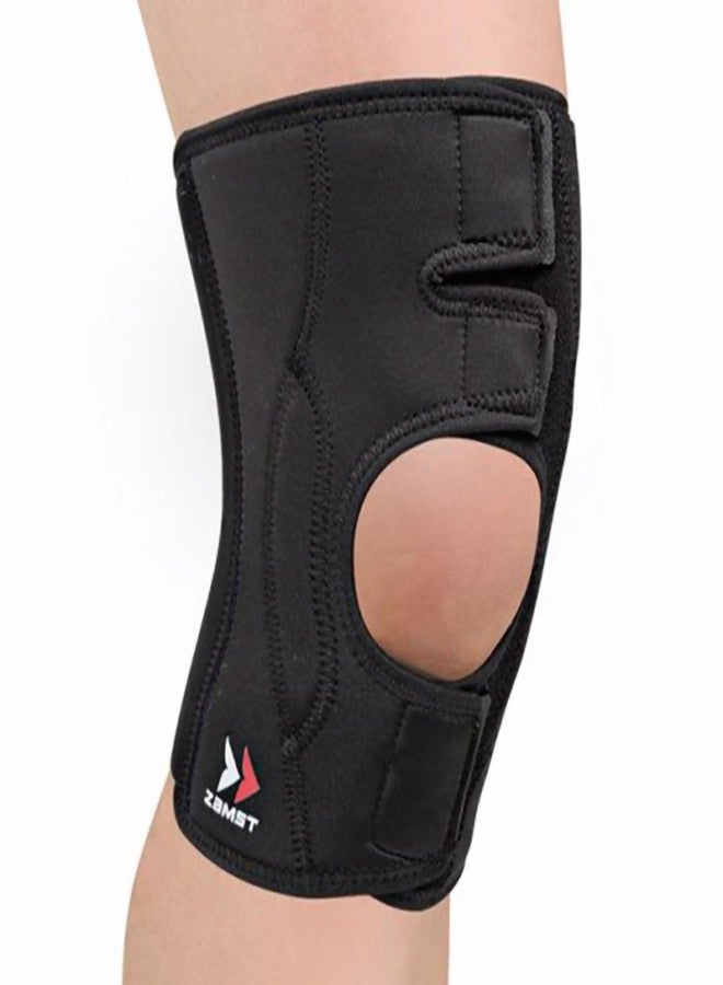 Zamst EK-3 Knee Support | Adjustable Compression Knee Brace with Patellar Support | Elastic, Breathable Wrap for Squats, Gym, Powerlifting, CrossFit, Training & Sports | Medium | - Image 1
