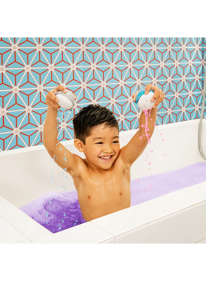 Munchkin Color Buddies™ Moisturizing Bath Bomb Refills 40 Pack 24M+ Kids Bath Bombs for Colorful Sensory Water Play - Image 1