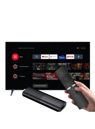 THE PACK - IM TV Stick 4K Ultra HD Streaming Device, Android TV 11, Google Assistant Voice Remote, 2GB RAM, 16GB Storage