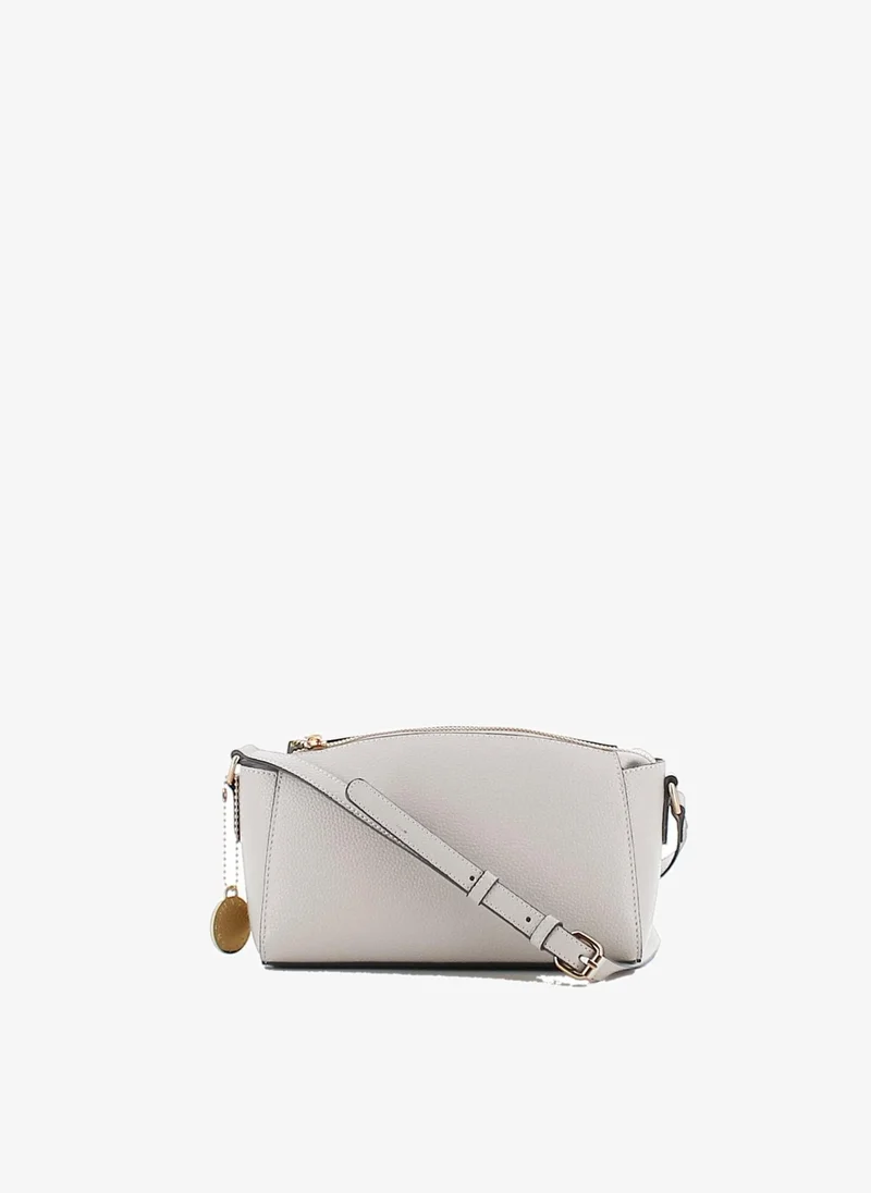 مارينا جالانتي Marina Galanti Women's Austis Faux-Leather Crossbody Bag with Adjustable Shoulder Strap – Off White