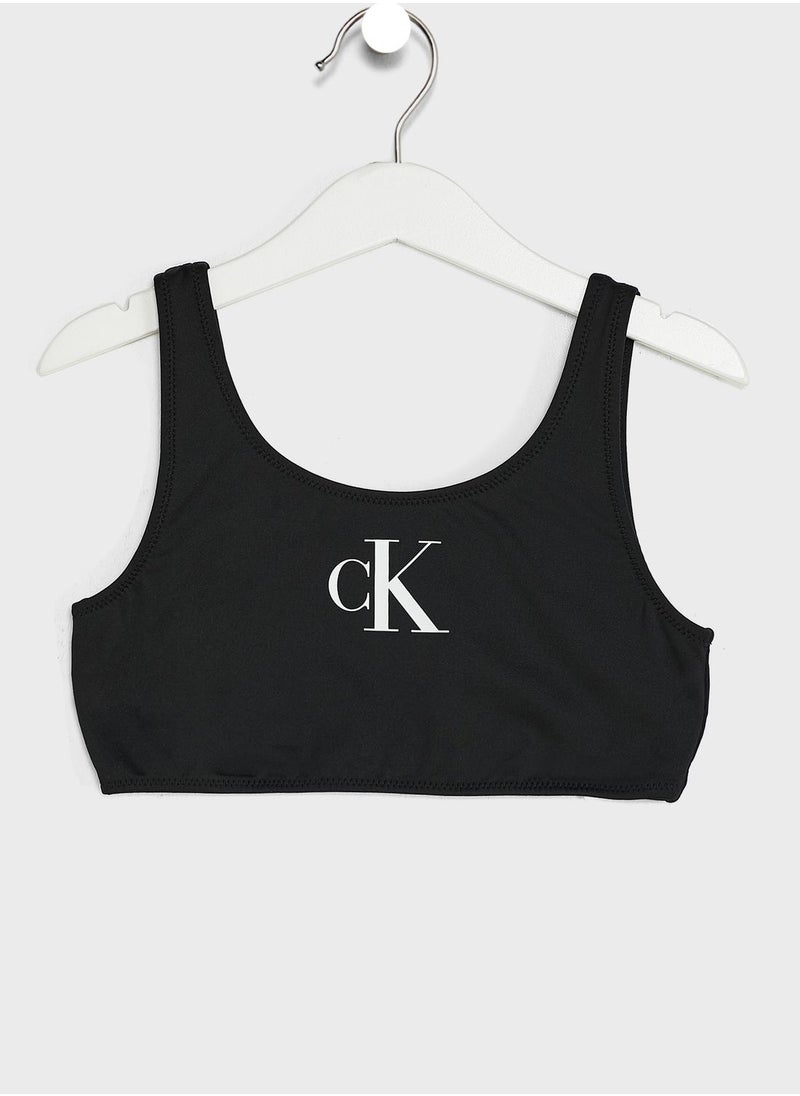 Calvin Klein Jeans - Youth Logo Print Bikini Set - Image 1