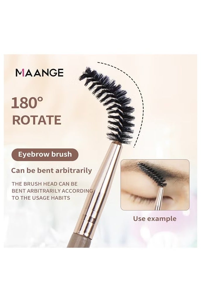 مانجي مجموعة فرش مكياج 20 قطعة ، فرشاة مكياج عيون احترافية مع علبة هدايا ، فرش مكياج أدوات فرشاة أحمر الخدود ظلال العيون - Image 4