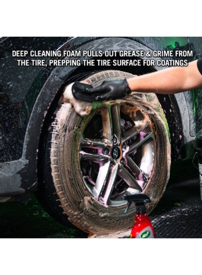 Turtle Wax HyperFoam Wheel Cleaner and Tire Prep Cleaning Spray White 23oz - Image 2