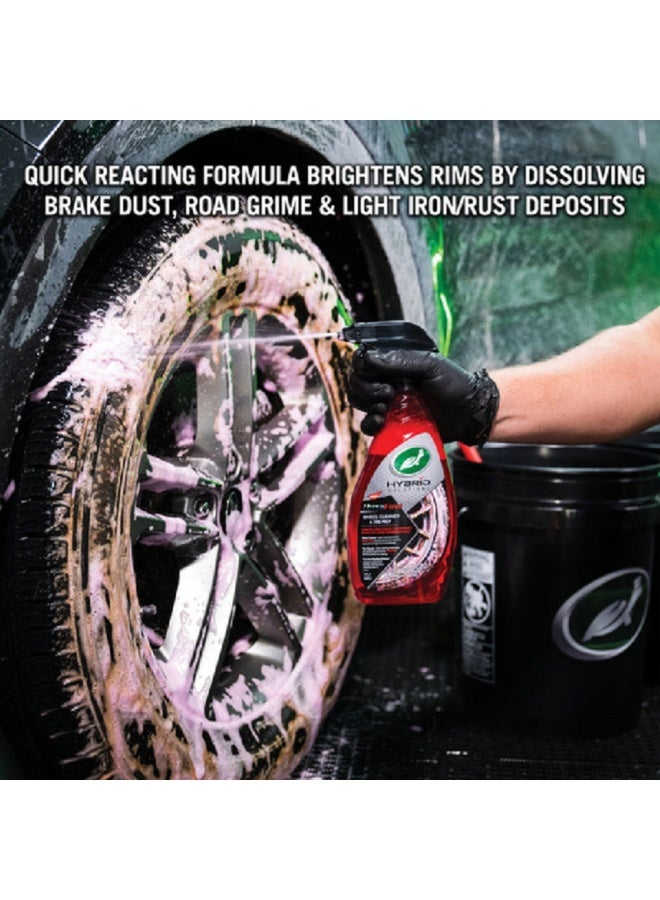 Turtle Wax HyperFoam Wheel Cleaner and Tire Prep Cleaning Spray White 23oz - Image 3