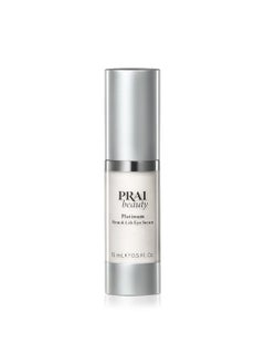 PRAI Beauty Platinum Firm And Lift Eye Serum Antiaging And Hydrating Serum Parabenfree Vegan Crueltyfree 0.5 Oz  - Image 1